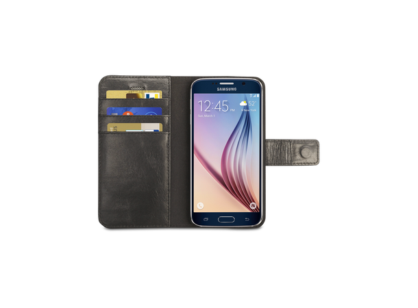 Lynge til Galaxy S6 - Black Lommebok og mobilcover i ett | dbramante 
